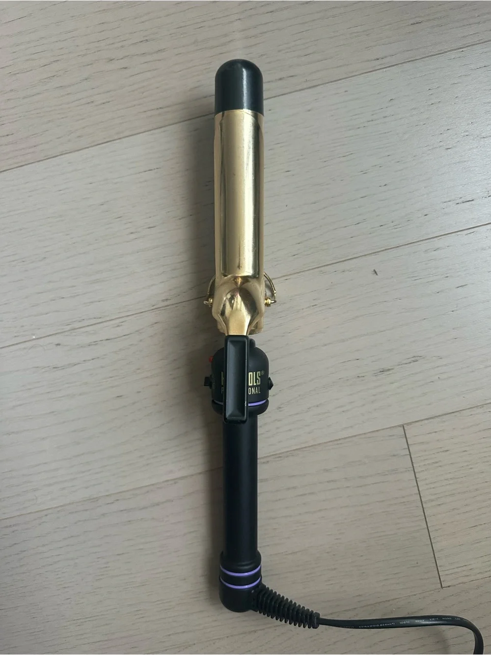 Black & Gold Curling Iron - Professional Styling Tool